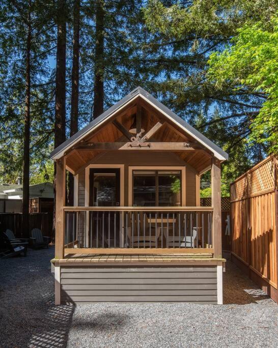 Villa Enchanting Retreat In The Heart Of Redwoods Guerneville Exterior foto